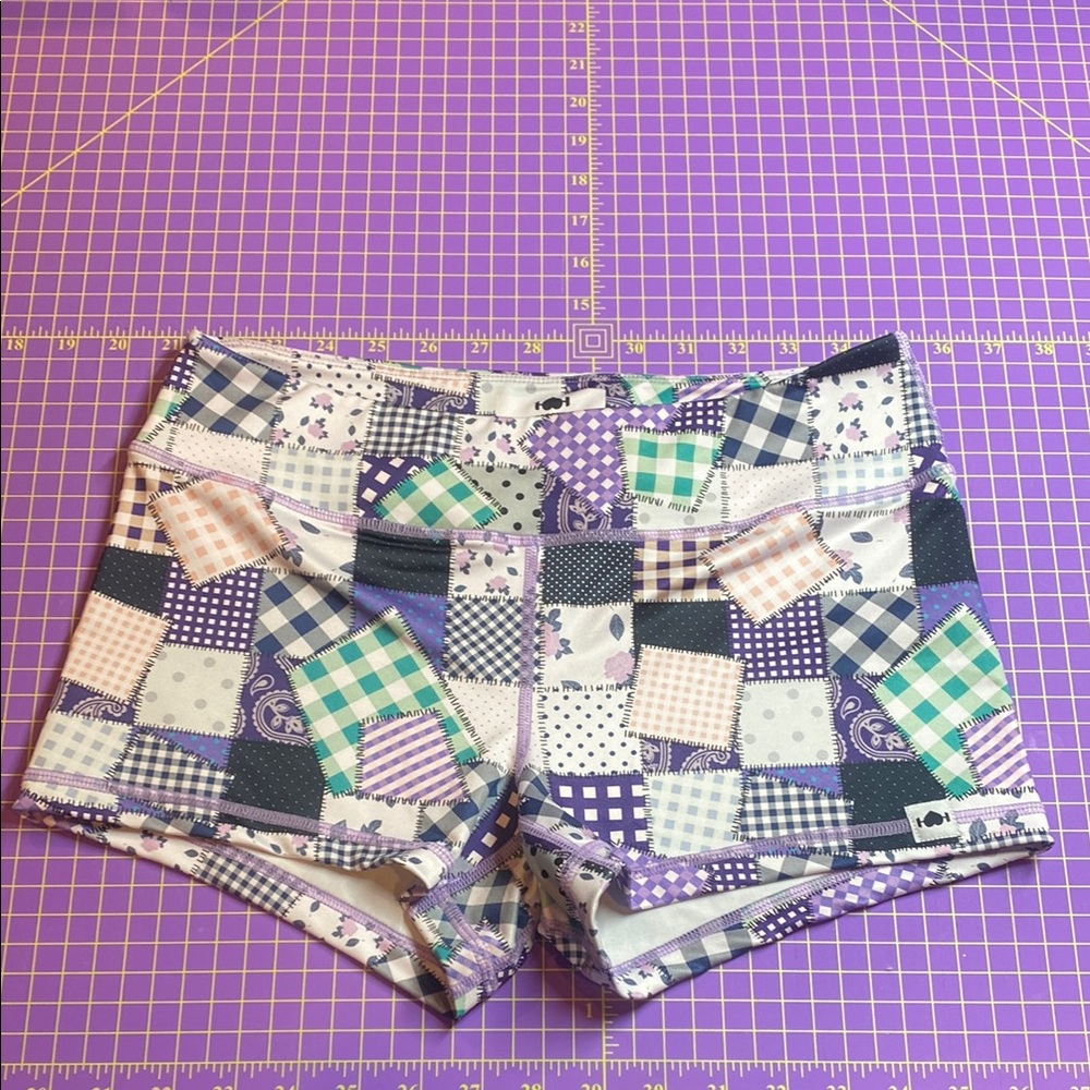 Wodbottom Large EUC Patchwork Women's Shorts